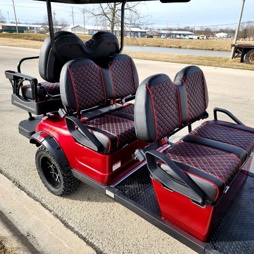GSI - Renegade Limo - 6 Seater Limo Renegade Electric Golf Cart Family Fun 48v 5000 Watt High Power Golf Cart