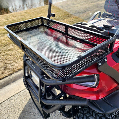 6 Seater Limo Renegade Electric Golf Cart Family Fun 48v 5000 Watt High Power Golf Cart - RED