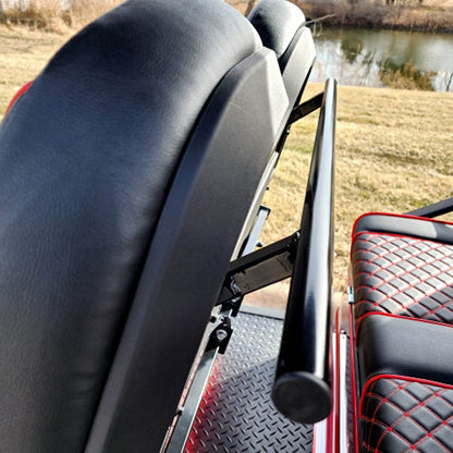 6 Seater Limo Renegade Electric Golf Cart Family Fun 48v 5000 Watt High Power Golf Cart - RED
