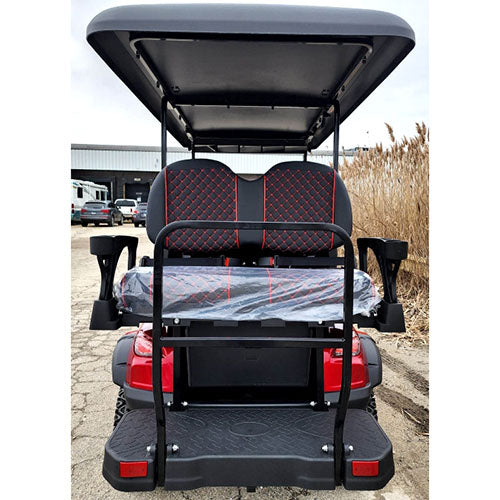 48V Electric Golf Cart 4 Seater Lifted Renegade Edition Utility Golf UTV Compare To Coleman Kandi 4p - Red