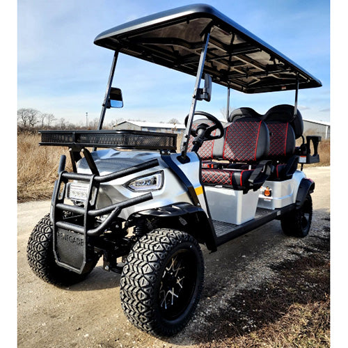 6 Seater Limo Renegade Electric Golf Cart Family Fun 48v 5000 Watt High Power Golf Cart