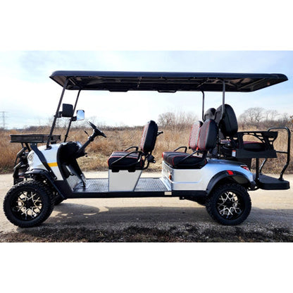 6 Seater Limo Renegade Electric Golf Cart Family Fun 48v 5000 Watt High Power Golf Cart