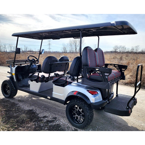 GSI - Renegade Limo - 6 Seater Limo Renegade Electric Golf Cart Family Fun 48v 5000 Watt High Power Golf Cart