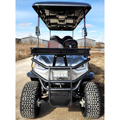 6 Seater Limo Renegade Electric Golf Cart Family Fun 48v 5000 Watt High Power Golf Cart - RED