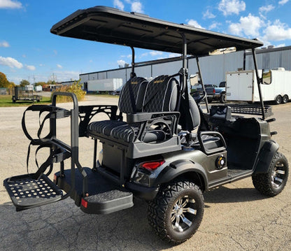 4 Seater Renegade V3 Electric Golf Cart Family Fun 72v 4000 Watt High Power Golf Cart - RED