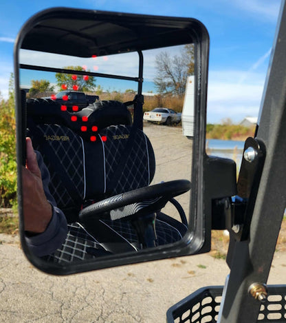 4 Seater Renegade V3 Electric Golf Cart Family Fun 72v 4000 Watt High Power Golf Cart - RED