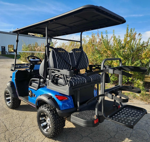 GSI - 4 Seater Renegade V3 Electric Golf Cart Family Fun 72v 4000 Watt High Power Golf Cart