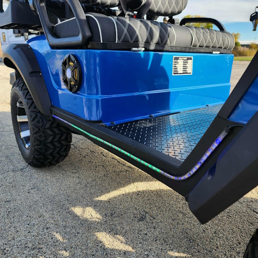 4 Seater Renegade V3 Electric Golf Cart Family Fun 72v High Power Golf Cart - BLACK