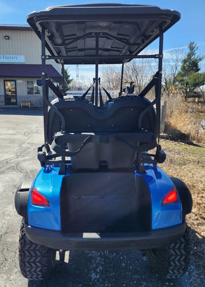 Four Front Renegade V3 Electric Golf Cart Family Fun 72v 4000 Watt High Power Golf Cart - BLACK
