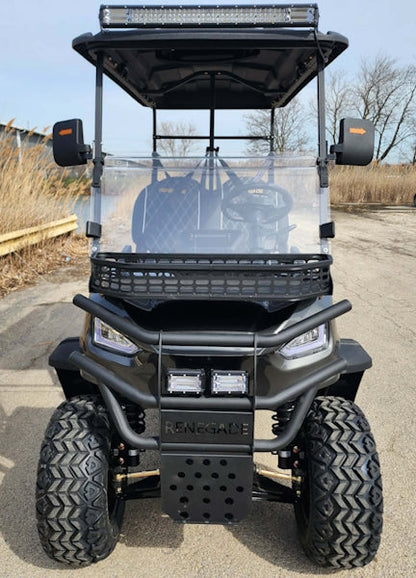 Four Front Renegade V3 Electric Golf Cart Family Fun 72v 4000 Watt High Power Golf Cart - RED