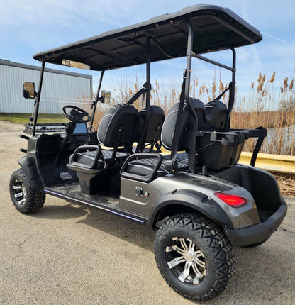 Four Front Renegade V3 Electric Golf Cart Family Fun 72v 4000 Watt High Power Golf Cart - BLUE