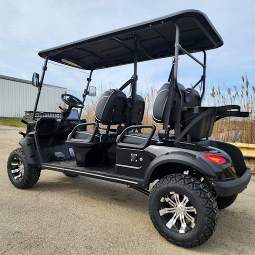 Four Front Renegade V3 Electric Golf Cart Family Fun 72v 4000 Watt High Power Golf Cart - BLUE