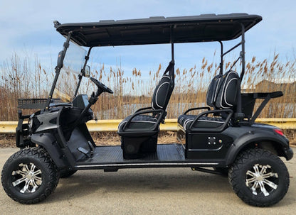 Four Front Renegade V3 Electric Golf Cart Family Fun 72v 4000 Watt High Power Golf Cart - BLUE
