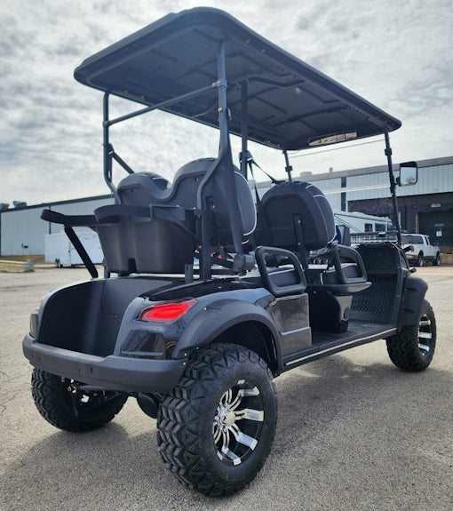 Four Front Renegade V3 Electric Golf Cart Family Fun 72v 4000 Watt High Power Golf Cart - RED