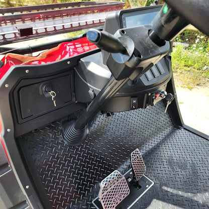 GSI - 6 Seater Limo Renegade Electric Golf Cart Family Fun 72v 4000 Watt High Power Golf Cart - RED
