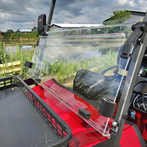 GSI - 6 Seater Limo Renegade Electric Golf Cart Family Fun 72v 4000 Watt High Power Golf Cart - RED