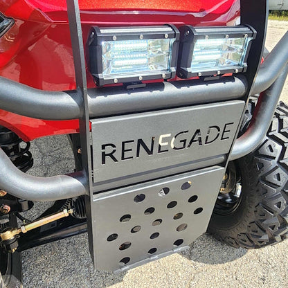 GSI - 6 Seater Limo Renegade Electric Golf Cart Family Fun 72v 4000 Watt High Power Golf Cart - RED