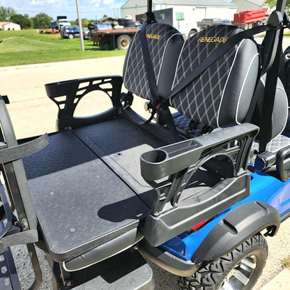GSI - 6 Seater Limo Renegade Electric Golf Cart Family Fun 72v 4000 Watt High Power Golf Cart - RED