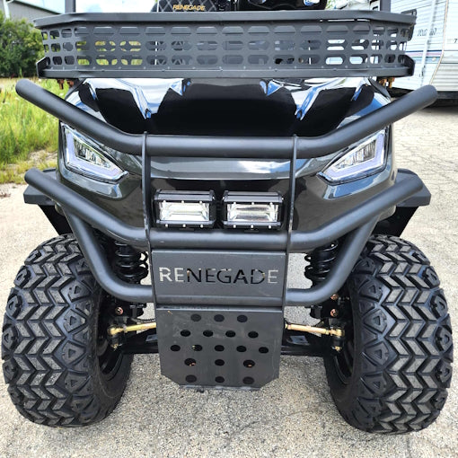 GSI - 6 Seater Limo Renegade Electric Golf Cart Family Fun 72v 4000 Watt High Power Golf Cart - RED