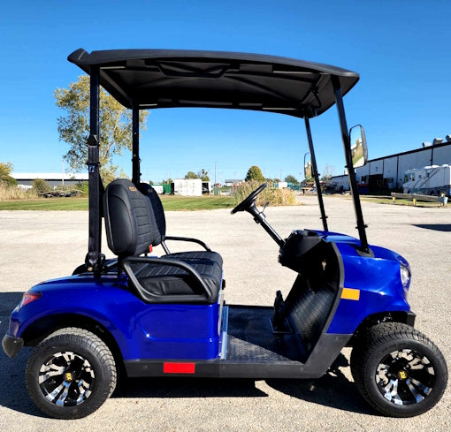48V Electric Golf Cart 2 Seater Renegade X Edition Golf Cart - BLUE