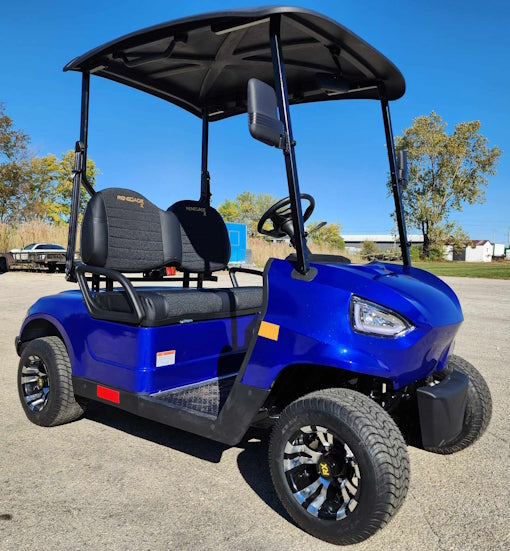 48V Electric Golf Cart 2 Seater Renegade X Edition Golf Cart - BLUE