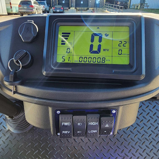 48V Electric Golf Cart 2 Seater Renegade X Edition Golf Cart - BLUE