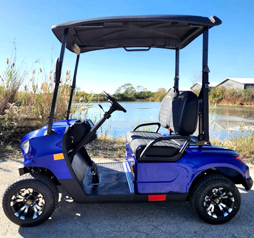 48V Electric Golf Cart 2 Seater Renegade X Edition Golf Cart - BLUE