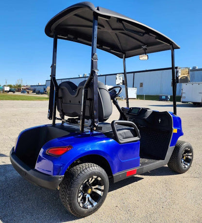48V Electric Golf Cart 2 Seater Renegade X Edition Golf Cart - BLUE