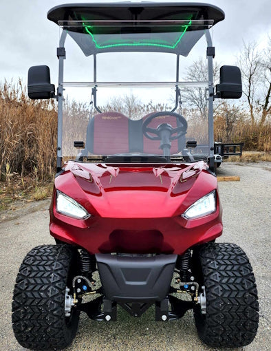 48V Electric Golf Cart 2 Seater Renegade Light Edition Utility Golf UTV - LIGHT EDITION - RED