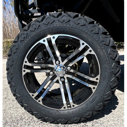 48V Electric Golf Cart 4 Seater Lifted Renegade+ Custom Paint Edition Utility Golf UTV Compare To Coleman Kandi 4p - Orange