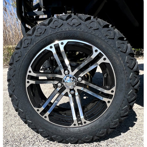 48V Electric Golf Cart 4 Seater Lifted Renegade+ Edition Utility Golf UTV Compare To Coleman Kandi 4p - Red