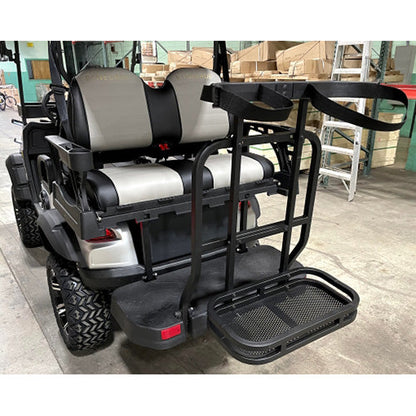 48V Electric Golf Cart 4 Seater Lifted Renegade+ Edition Utility Golf UTV Compare To Coleman Kandi 4p - Red