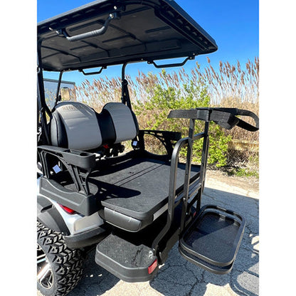 48V Electric Golf Cart 4 Seater Lifted Renegade+ Edition Utility Golf UTV Compare To Coleman Kandi 4p - Red