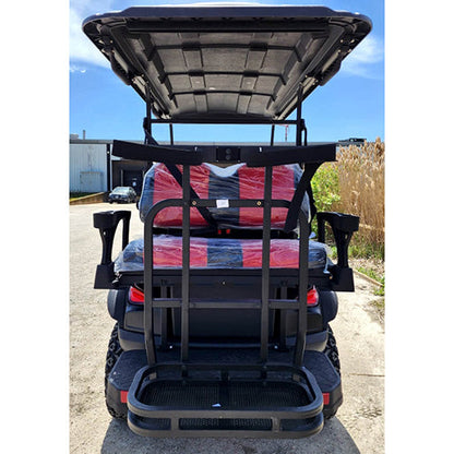 48V Electric Golf Cart 4 Seater Lifted Renegade+ Edition Utility Golf UTV Compare To Coleman Kandi 4p - Matte Black