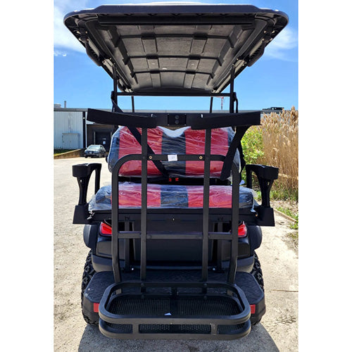 48V Electric Golf Cart 4 Seater Lifted Renegade+ Edition Utility Golf UTV Compare To Coleman Kandi 4p - White Cream