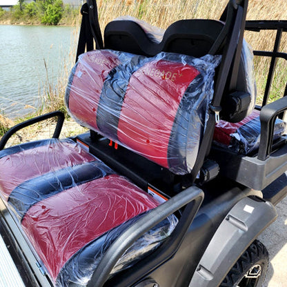 48V Electric Golf Cart 4 Seater Lifted Renegade+ Edition Utility Golf UTV Compare To Coleman Kandi 4p - Silver