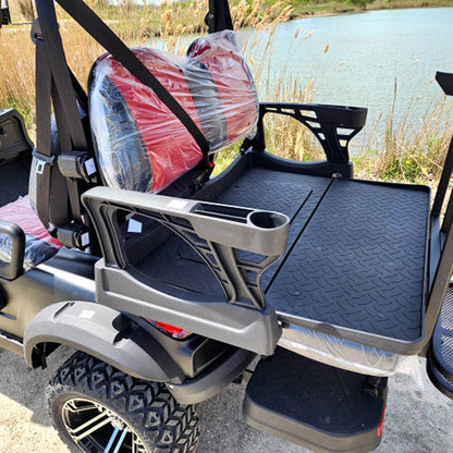 48V Electric Golf Cart 4 Seater Lifted Renegade+ Edition Utility Golf UTV Compare To Coleman Kandi 4p - Matte Black
