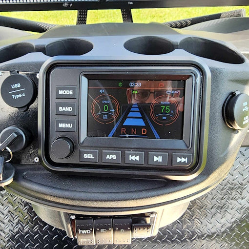 48V Electric Golf Cart 4 Seater Lifted Renegade+ 2.0 Edition Utility Golf UTV King To Coleman Kandi 4p - Charcoal
