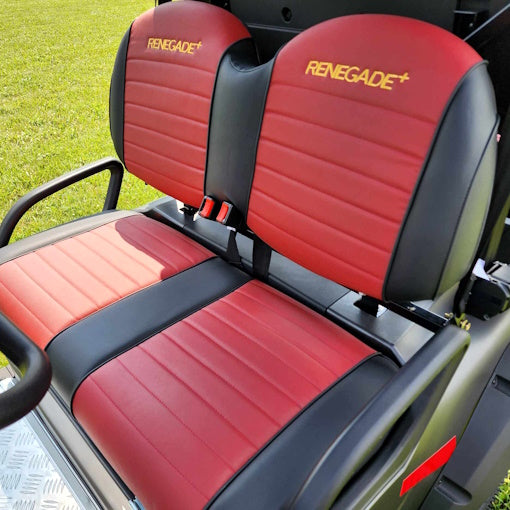 48V Electric Golf Cart 4 Seater Lifted Renegade+ 2.0 Edition Utility Golf UTV King To Coleman Kandi 4p - Charcoal