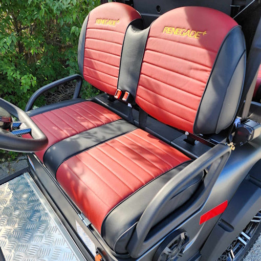 48V Electric Golf Cart 4 Seater Lifted Renegade+ 2.0 Edition Utility Golf UTV King To Coleman Kandi 4p - Charcoal