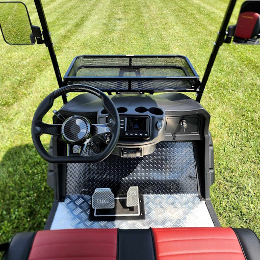 48V Electric Golf Cart 4 Seater Lifted Renegade+ 2.0 Edition Utility Golf UTV King To Coleman Kandi 4p - Charcoal