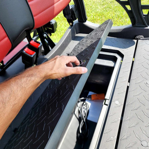 48V Electric Golf Cart 4 Seater Lifted Renegade+ 2.0 Edition Utility Golf UTV King To Coleman Kandi 4p - Charcoal