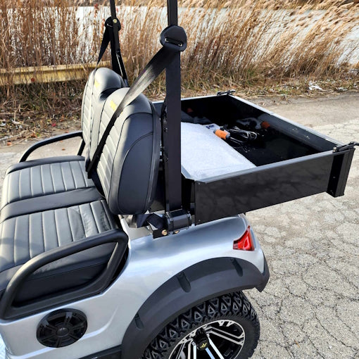 48V Electric Renegade Plus 2.0 48v Two Seater Lifted Electric Golf Cart With Utility Box - Silver