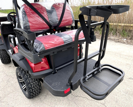 New 48V Electric Golf Cart 4 Seater Lifted Renegade+ Edition Utility Golf UTV Compare To Coleman Kandi 4p