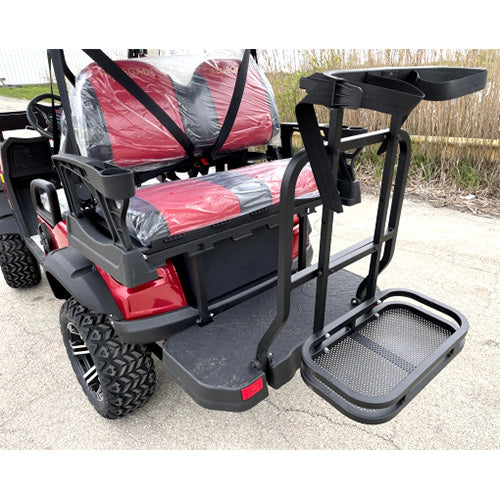 48V Electric Golf Cart 4 Seater Lifted Renegade+ Custom Paint Edition Utility Golf UTV Compare To Coleman Kandi 4p - Orange