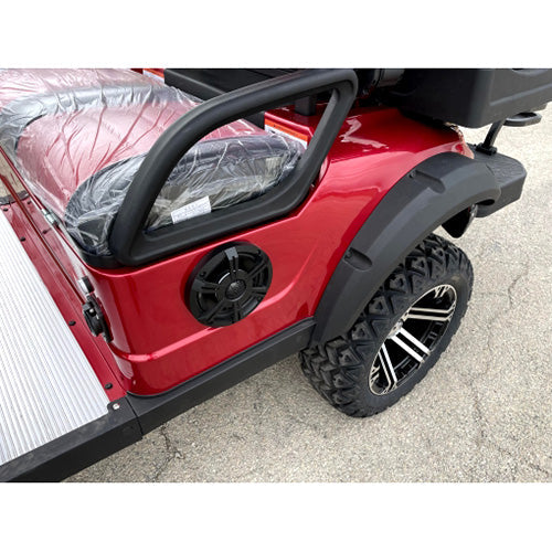 48V Electric Golf Cart 4 Seater Lifted Renegade+ Edition Utility Golf UTV Compare To Coleman Kandi 4p - Red