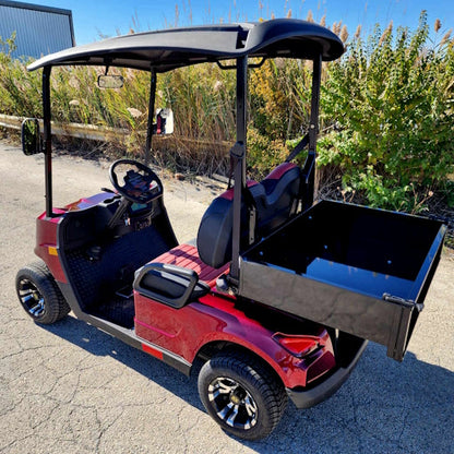 48V Electric Golf Cart 2 Seater Renegade X Edition Golf Cart w/ Utility Box - RED
