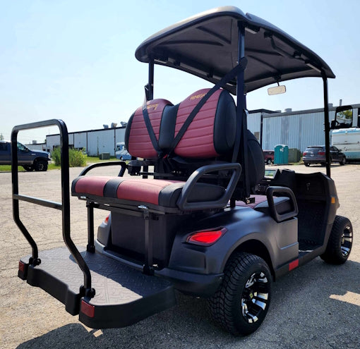 48V Electric Golf Cart 4 Seater Red Renegade X Edition Utility Golf UTV