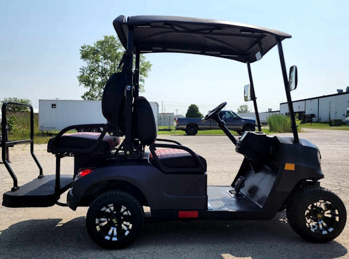 48V Electric Golf Cart 4 Seater Red Renegade X Edition Utility Golf UTV