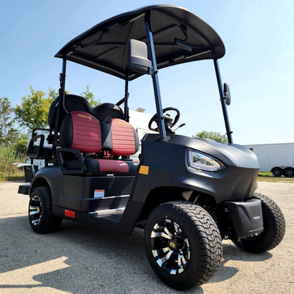 48V Electric Golf Cart 4 Seater Blue Renegade X Edition Utility Golf UTV